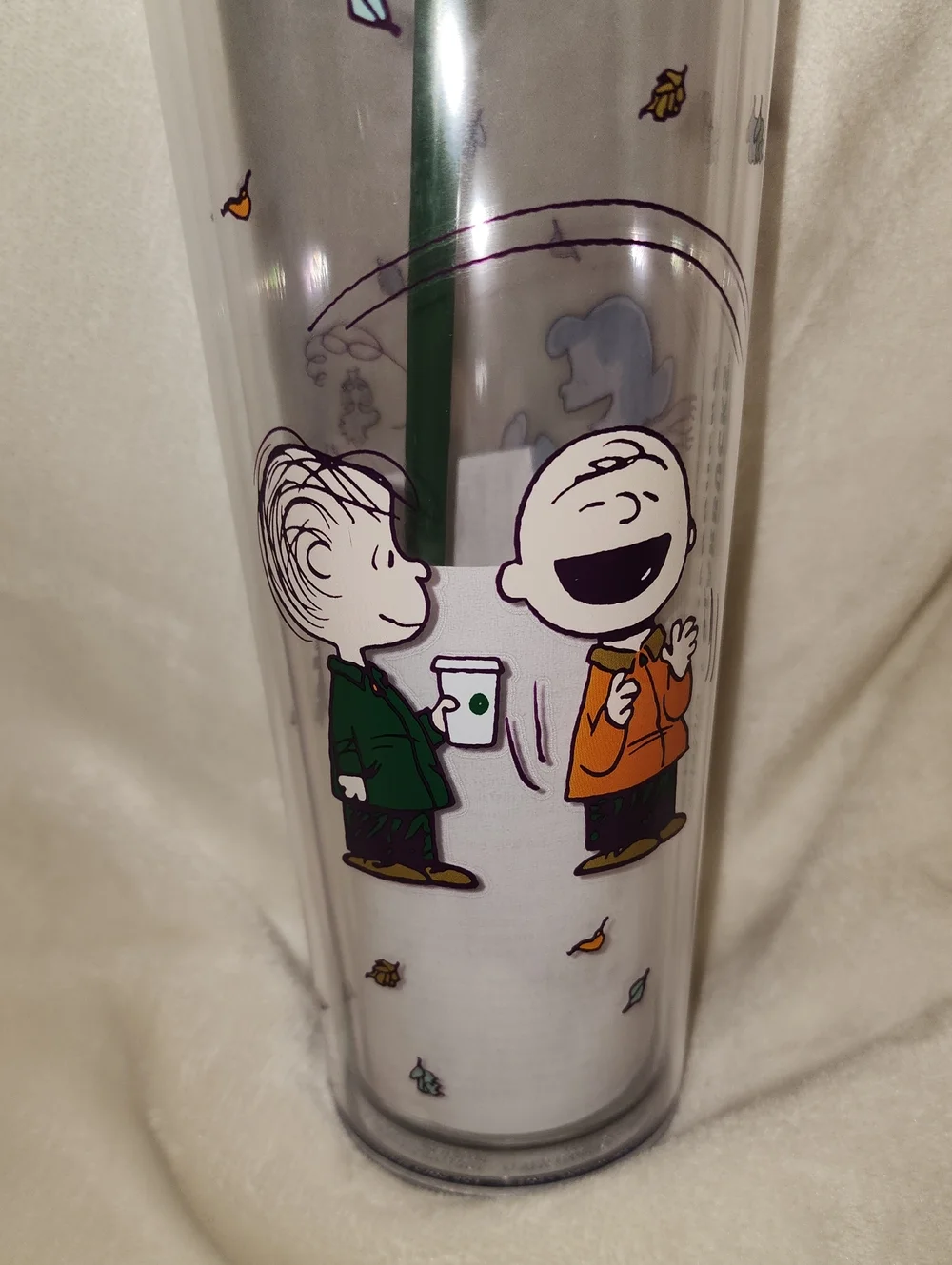 Starbucks X Peanuts Clear Tumbler